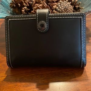 Coach Black Leather Wallet